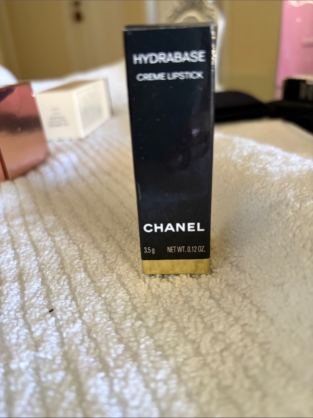 CHANEL Hydrabase Crème Lipstick - Black & Gold Box